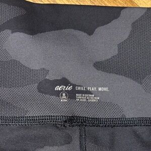 Aerie Gray Camouflage Leggings